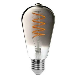 Rabalux Dekoratívna LED filament žiarovka s točeným vláknom, dymového zafarbenia skla, E27, ST64, 5W, 200lm, 2200K, 20000h. vyobraziť