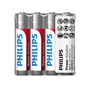 Philips Batéria AAA 1, 5 V Power Alkaline, 4 ks vyobraziť