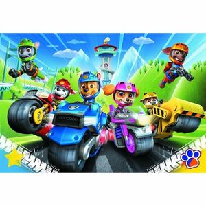 Puzzle Labková patrola na motorkách Paw patrol 100 dielikov, 41x27, 5 cm, v krabici 29x19x4 cm vyobraziť