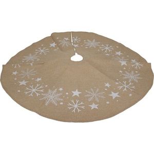 Textilný obal na stojan vianočného stromčeka Jute Snowflake, pr. 90 cm vyobraziť