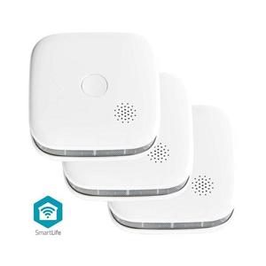 WIFIDS21WT3 - SADA 3x Detektor dymu SmartLife 3V/1xCR123A Wi-Fi Tuya vyobraziť