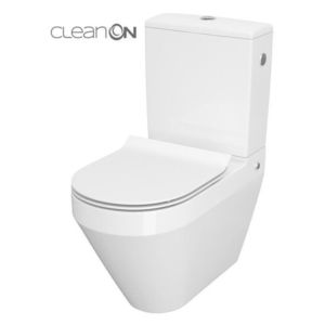 CERSANIT - WC KOMBI CREA CLEANON 010/020 OVAL, NÁDRŽKA 010 3/5, SEDADLO DUR SLIM WO LW ONE K114-023-B-SET vyobraziť