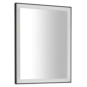 SAPHO - GANO zrkadlo s LED osvetlením 60x80cm, čierna LG260 vyobraziť