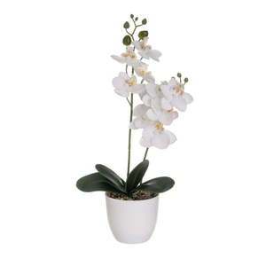 Umelý kvet (výška 39 cm) Orchid – Casa Selección vyobraziť