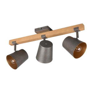 Bodové svietidlo v tmavo sivo-prírodnej farbe 14x54 cm Bell – Trio vyobraziť