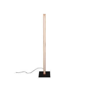 Čierna/v prírodnej farbe LED stojacia lampa (výška 115 cm) Bellari – Trio vyobraziť