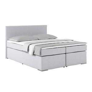 Posteľ Boxspring NERO PL: 160/200 cm, svetlosivá vyobraziť