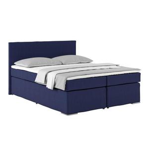 Posteľ Boxspring NERO 160x200 cm, modrá vyobraziť