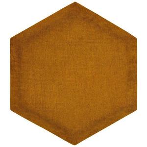 čalúnený panel 2ks, 36x32cm hexagon, medová vyobraziť