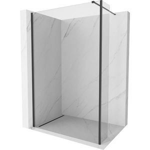 MEXEN/S - Kioto Sprchová zástena WALK-IN 90 x 30 cm, transparent, čierna 800-090-212-70-00-030 vyobraziť