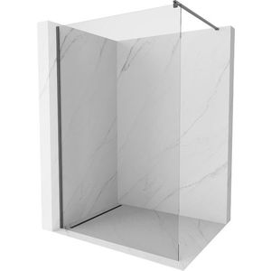 MEXEN/S - Kioto Sprchová zástena WALK-IN 125 x 200, transparent 8 mm, grafit kartáčovaná 800-125-101-66-00 vyobraziť