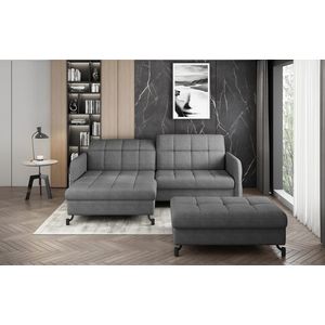 ELTAP ROHOVY LORELLE + POUF, OMEGA 13, GRAY, LEFT, 27597 vyobraziť