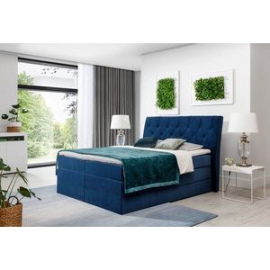 ELTAP MIRABEL 160X200, MAT VELVET 79, DARK BLUE, 28589 vyobraziť