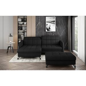 ELTAP ROHOVY LORELLE + POUF, SAWANA 14, BLACK, LEFT, 27604 vyobraziť