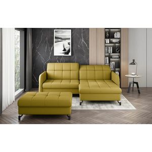 ELTAP ROHOVY LORELLE + POUF, SOLAR 45, YELLOW, RIGHT, 27627 vyobraziť