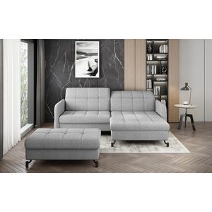 ELTAP ROHOVY LORELLE + POUF, GRANDE 81, GRAY, RIGHT, 27622 vyobraziť