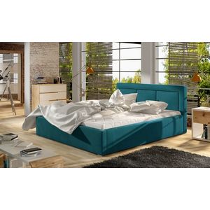 ELTAP BELLUNO 180X200 DREVENY KARKAS, MAT VELVET 75, BLUE, 22839 vyobraziť