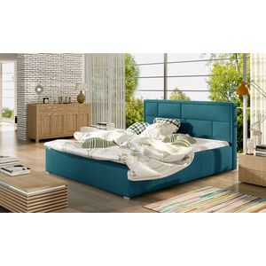 ELTAP LATINA 180X200 + KOVOVY STOJAN/PODSTAVEC/KONTAJNER, MAT VELVET 75, BLUE, 27155 vyobraziť