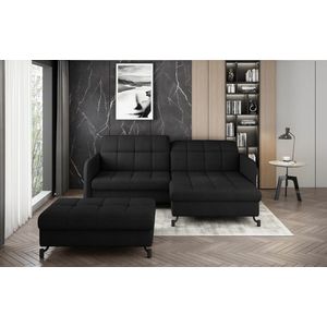 ELTAP ROHOVY LORELLE + POUF, SAWANA 14, BLACK, RIGHT, 27632 vyobraziť