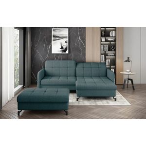 ELTAP ROHOVY LORELLE + POUF, GRANDE 75, BLUE, RIGHT, 27621 vyobraziť