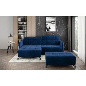 ELTAP ROHOVY LORELLE + POUF, KRONOS 09, DARK BLUE, LEFT, 27578 vyobraziť