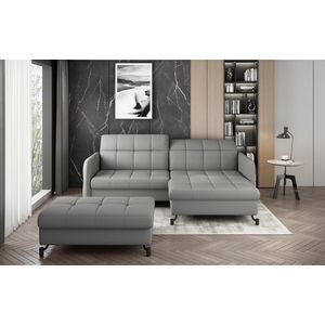 ELTAP ROHOVY LORELLE + POUF, SOLAR 80, GRAY, RIGHT, 27629 vyobraziť