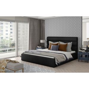 ELTAP CARAMEL 160X200 DREVENY KARKAS, MAT VELVET 99, BLACK, 23571 vyobraziť