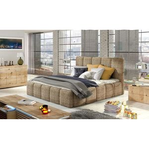 ELTAP POSTEL EDVIGE + DREVENY KARKAS + STANDARDNY ZDVIHAC + KONTAJNER 180X200, BEIGE, 22606 vyobraziť