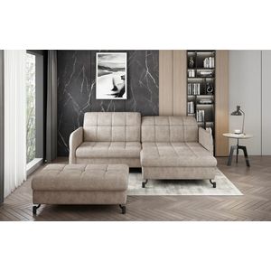 ELTAP ROHOVY LORELLE + POUF, DORA 21, BEIGE, RIGHT, 27618 vyobraziť