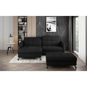 ELTAP ROHOVY LORELLE + POUF, INARI 100, BLACK, LEFT, 27596 vyobraziť