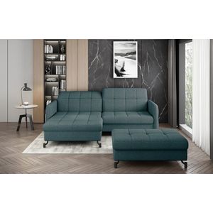 ELTAP ROHOVY LORELLE + POUF, GRANDE 75, BLUE, LEFT, 27593 vyobraziť