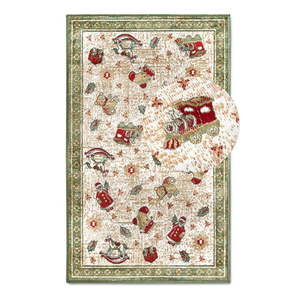 Zelený koberec s vianočným motívom s prímesou bavlny 50x80 cm Toy's Delight Green Christmas – Villeroy&Boch vyobraziť