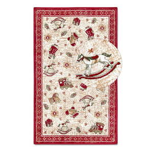 Červený koberec s vianočným motívom s prímesou bavlny 50x80 cm Toy's Delight Red Christmas – Villeroy&Boch vyobraziť