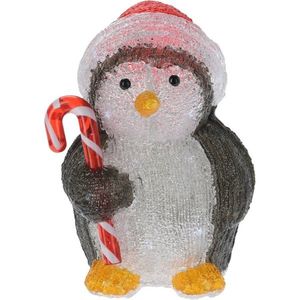 Vianočná LED dekorácia Candy penguin, 24 cm vyobraziť