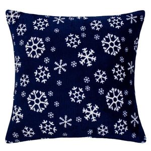 Domarex Dekoratívny vankúšik Snowflakes navy, 40 x 40 cm vyobraziť