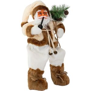 Figurka Santa Clause Mikolaj 44 cm bílá vyobraziť