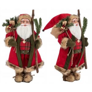 Figurka Santa Clause Mikolaj 80 cm červená vyobraziť