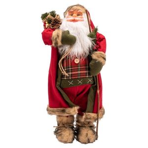 Figurka Santa Clause Mikolaj E85 70 cm červená vyobraziť