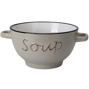 Kameninová miska na polévku SOUP 650 ml béžová vyobraziť