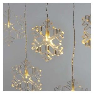 LED vánoční závěs Snowflakes 84 cm teplá bílá vyobraziť