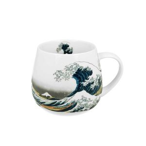 Porcelánový hrnek BARYLKA Hokusai THE GREAT WAVE 430 ml bílý vyobraziť