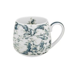 Porcelánový hrnek BARYLKA ORIENT BLUE 430 ml bílý vyobraziť