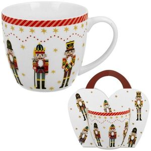 Porcelánový hrnek Christmas Nutcracke v taštičce 460 ml vícebarevný vyobraziť