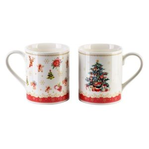 Sada 2 ks porcelánových hrnků NIKOLAO 400 ml bílé vyobraziť