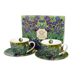 Sada šálků s podšálkem Van Gogh IRISES 2 ks 250 ml modrá vyobraziť