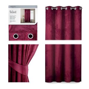 Záves AmeliaHome Velvet 140x 245 cm vínový vyobraziť