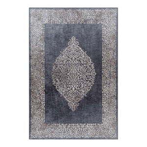 Antracitový prateľný koberec 80x150 cm Fiesta – Ayyildiz Carpets vyobraziť