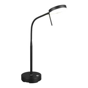 Čierna LED stolová lampa (výška 45 cm) Moreno – Trio vyobraziť