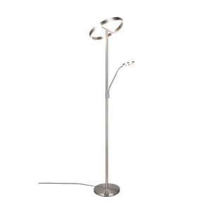 LED stojacia lampa v striebornej farbe (výška 180 cm) Willis – Trio vyobraziť