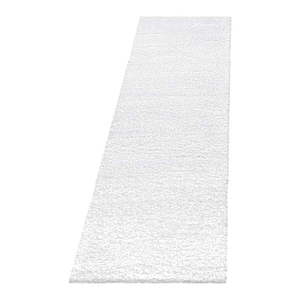 Biely behúň 80x250 cm Fluffy – Ayyildiz Carpets vyobraziť